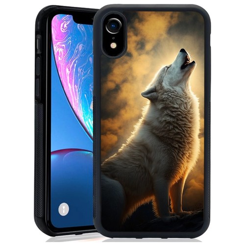 moon sky wolf forest For Google Motorola Moto Apple iPhone Rugged Case - Picture 12 of 25