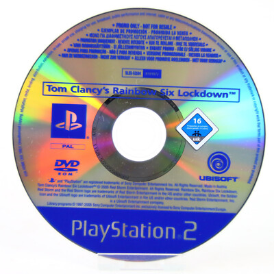 PS1 Playstation 2 PAL Rainbow Six Lockdown Demo Promo Sehr Gut nur CD
