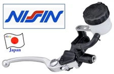 Nissin Standard Front Brake Master Cylinder 14mm Black Body Silver Lever From JP