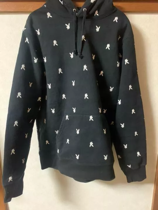 Sweat à capuche homme Supreme 2015 Playboy Bunny taille M noir occasion