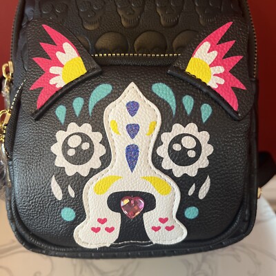 Betsey Johnson Kitsch Mini Backpack Sugar Skull Dog Day of  display picture 2