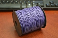 100 METER PURPLE WAXED COTTON BEADING CORD STRING ROLL 2MM F-52H