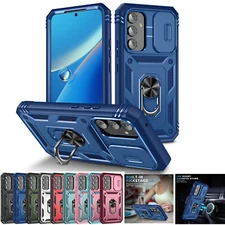 For Samsung A15 A35 A25 A23 A34 A54 A53 Shockproof Rubber Ring Stand Case Cover