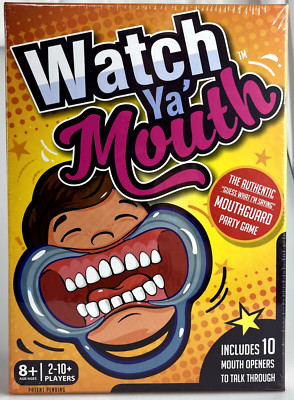 Watch Ya Mouth Board Game,  8+, Buffalo Games & Puzzles, New in box, Sealed