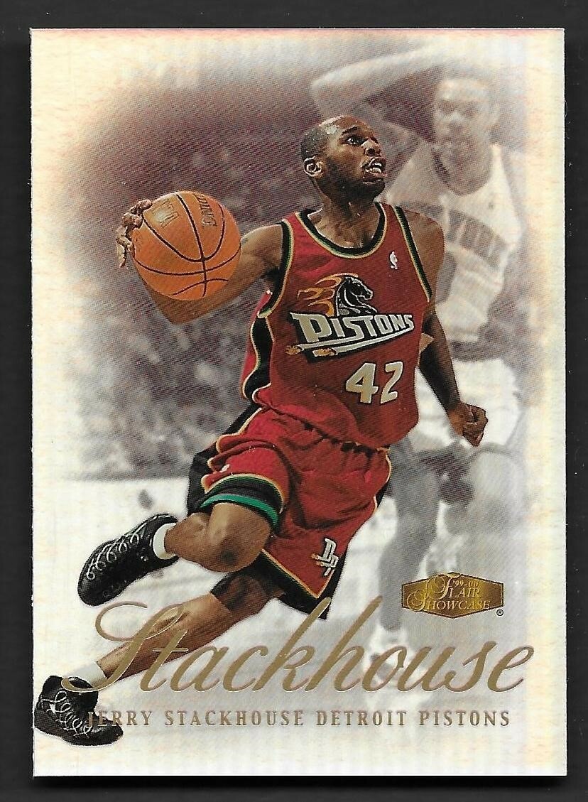 1999-00 Flair Showcase #12 Jerry Stackhouse Detroit Pistons