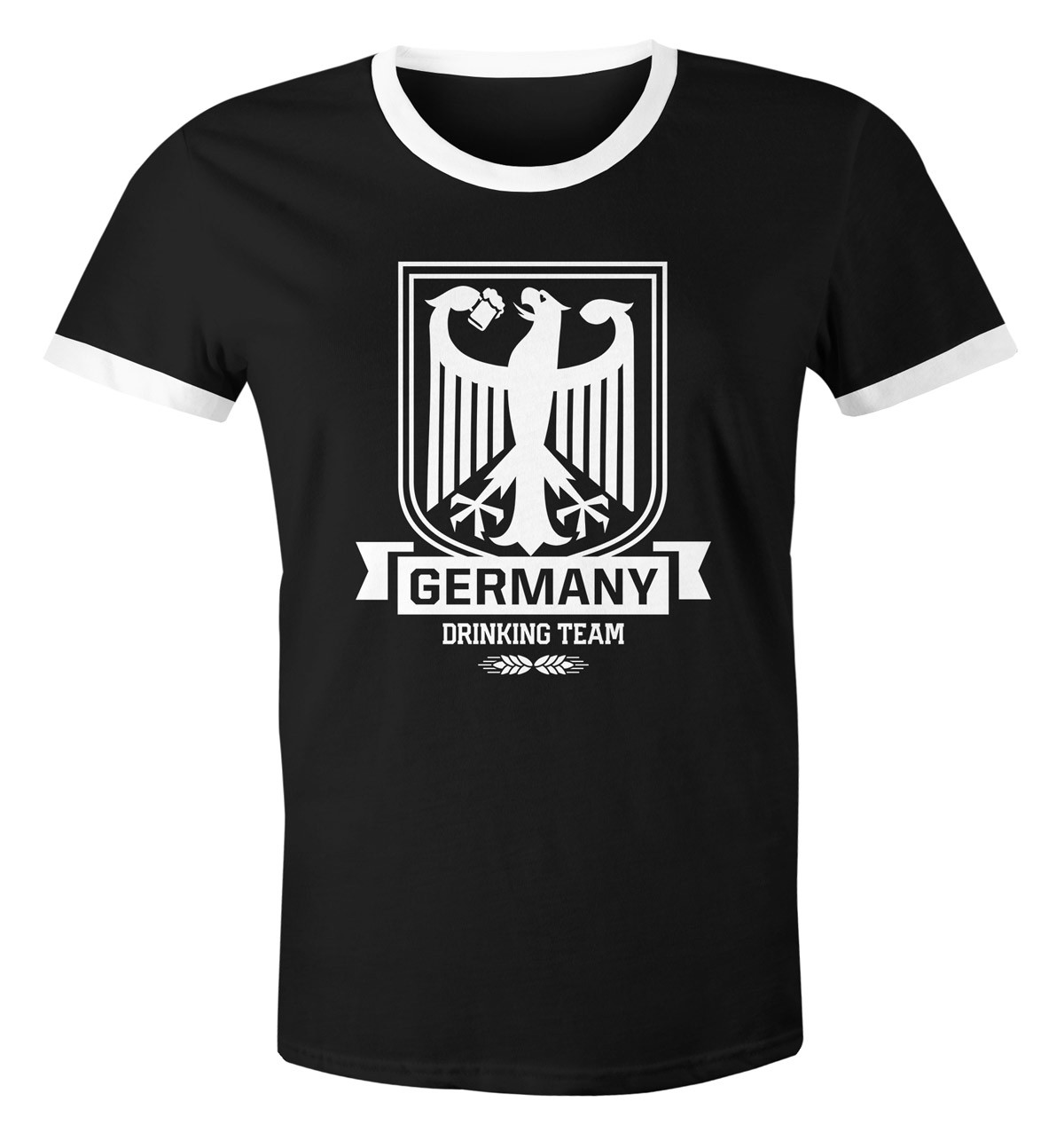 Футболка Lustiges WM Herren с надписью Germany Drinking Team для болельщиков из Германии 5190₽