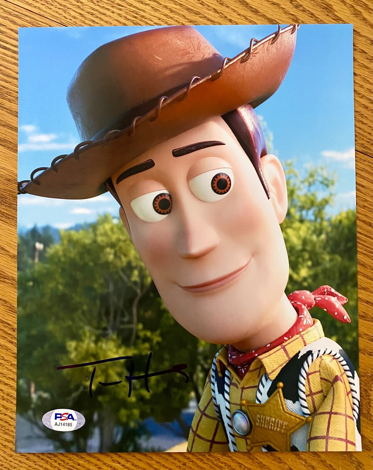 Tom Hanks Autographed Signed Woody Toy Story 8x10 Photo PSA RARE A 