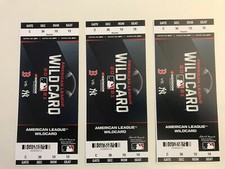 Boston Red Sox 2021 Season Ticket Commemorative Playoff Stubs ALCS ALDS Yankees