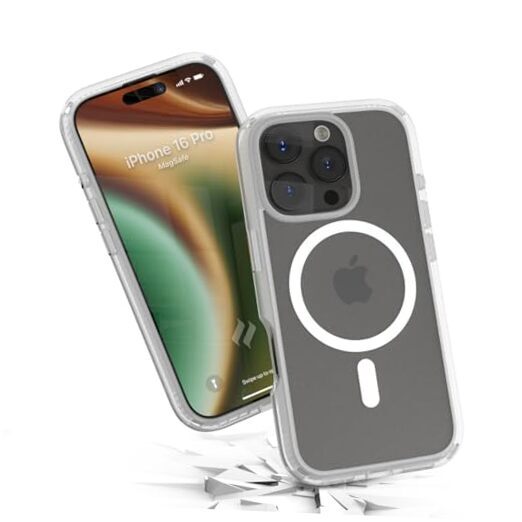 Influence Case for iPhone 16 Pro, Military Grade Drop For iPhone 16 Pro Clear