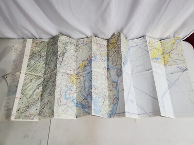 Vintage Map Sectional Aeronautical Chart Washington
