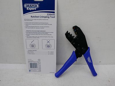 DRAPER EXPERT 220 MM RATSCHE CRIMPZANGE 35574