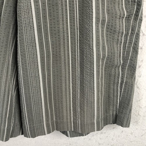 Short Patagonia homme 30 gris rayé seersucker coton bio décontracté preppy - Photo 18/18