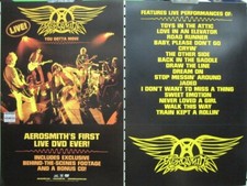 Aerosmith 2004 You Gotta Move 2 sided promotional poster Flawless New Old Stock