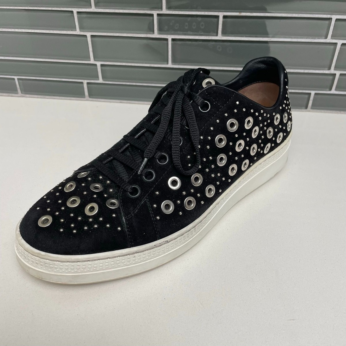 【ALAIA】La Sneaker スニーカー ブラック ALAÏA | High Top Leather Sneakers | Women | Lane Crawford
