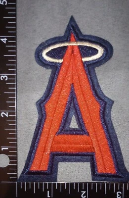 ANAHEIM ANGELS BASEBALL IRON ON PATCH