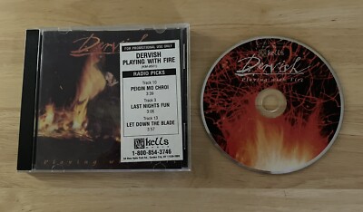 Dervish : Playing With Fire CD (1995) Promo Rare OOP Promotional