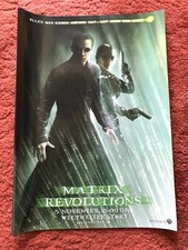 Matrix Revolutions Kinoplakat Poster Din A3, 30x42cm, Keanu Reeves