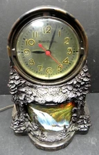 Vintage MasterCrafter Novelty TV 'Waterfall' Clock