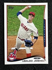 UBALDO JIMENEZ #216 2014 Topps Baseball QTY Cleveland Indians
