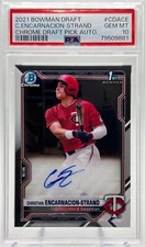 PSA 10 Christian Encarnacion-Strand 2021 Bowman Draft Chrome 1st Auto GEM (1)