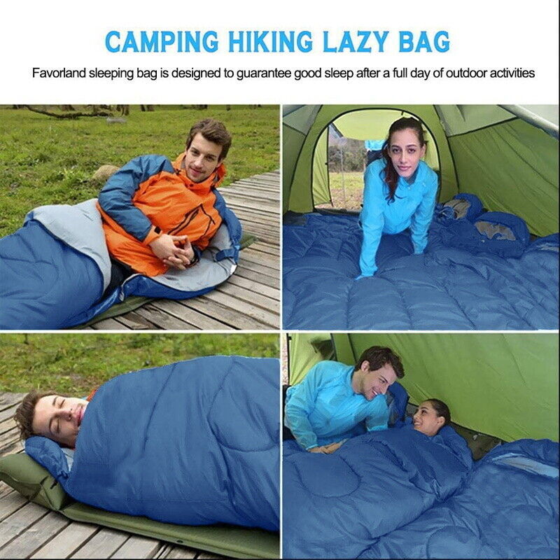 KINGCAMP Deckenschlafsack Freespace 250 Winter Schlafsack Breit Baumwolle 8 C Farbe Deep Sky Blue