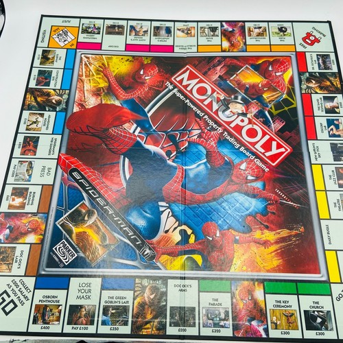 Spider-Man Monopoly Board Game Marvel Hasbro 2007 Complete - Picture 9 of 22