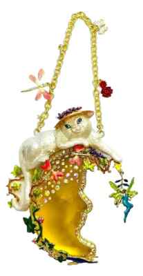 Kirks Folly enchanted Kitty Garden Party Goddess Seaview Moon Shadow Ornament GT
