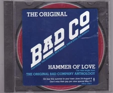 Bad Company‎– Hammer Of Love (CD, Single Promo) V.G