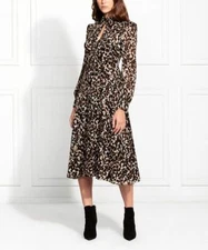 MSRP $395 Rachel Zoe Abstract Keyhole A-Line Dress Size 0 NWOT