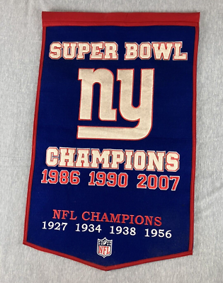 COLLECTIBLE NY GIANTS SUPER BOWL CHAMPIONSHIPS