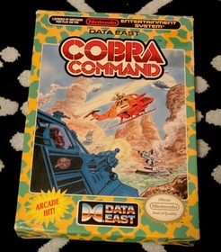 Cobra Command NES CIB Very Good Condition Authentic Complete Nintendo Game