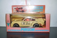 VINTAGE PLASTIC WIND UP PORSCHE CARRERA CAR GREEK PAPPAS BROS 980 BOXED