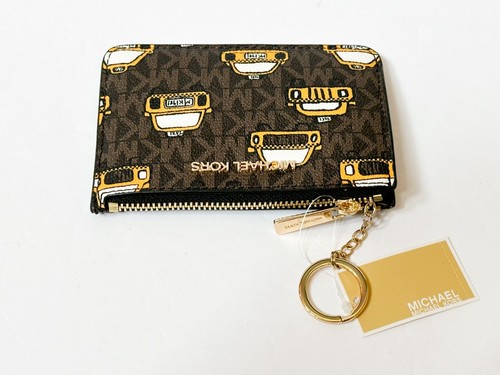Michael Kors Jet Set Travel S TZ Coin Pouch with ID Key Holder Wallet - Picture 158 of 331