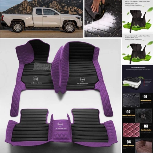 Fit For RAM 1500 2500 3500 Car Floor Mats Cargo Liners All Weather Custom Carpet - Imagen 18 de 33