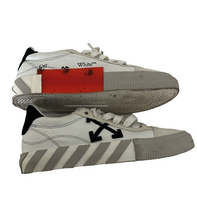 EUC OFF WHITE Vulcanized low-top sneakers size 39 EUR women s sz 9 US