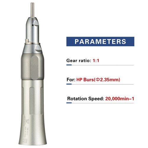 NSK Style Dental Slow Speed Handpiece Straight/Contra Angle FG1.6mm 2.35mm Burs - Picture 6 of 80