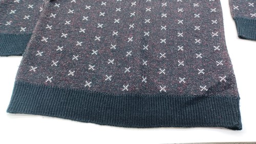 Vintage 80er Jahre Rollkragenpullover, Rose & Schwarz. Ohne Etikett. D2029 - Bild 10 von 15