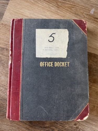 1930 LEDGER FEATURING Bankruptcy Attorneys Ledger Act