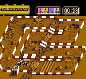 Nintendo Entertainment System NES Isometric Cross Racing SUPER OFF ROAD Pal