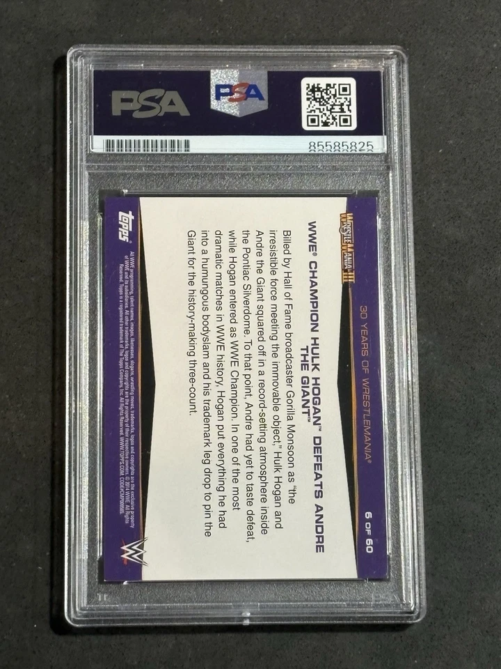 HULK HOGAN 2014 TOPPS WWE SIGNED AUTOGRAPHED CARD PSA/DNA CERTIFIED - Image 2 of 2
