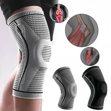 Knee Sleeve Compression Brace Support For Sport Joint Pain Arthritis Relief NEW