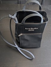 Acne Studios Cross Body Tote Bag, Charcoal.