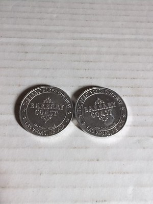 Las Vegas Barbary Coast Great Poker Giveaway Coins Lot Of 2