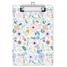 Plastic Small Clipboard 6x9 Inch Low-Profile Metal Clip Half-Letter/A5 Kids