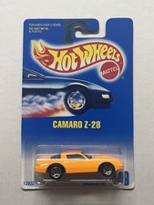 Hot Wheels 1991-Camaro Z-28 - 5SP #12922 No. 449- Blue/Wht Card - NIP