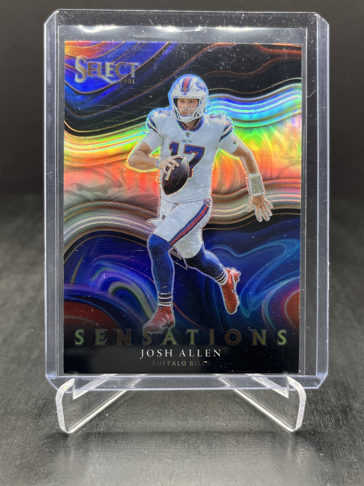 2021 Panini Select Football Josh Allen Sensations Silver #SEN-2
