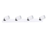 Weiß Schwarz Moderne Spot Strahler Reflektor 4X35W/Gu10 76X7X12 [Cm]