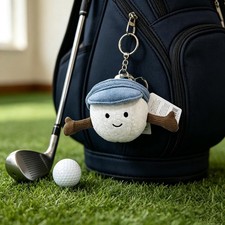 HOT Jellycat Amuseables Golf Ball Bag Charm - Sports Keychain BNWT  DUST BAG