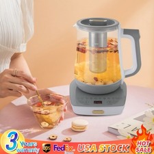 800W 1.8L Electric Kettle Glass Water Boiler Fast Boiling Tea Kettle 40-90 C