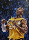 Kobe Bryant Lakers Oil Painting ACEO Print | Artist Signed Limited /30 S3#28